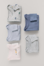 Zara БОДИ ИЗ 5 КОМПЛЕКТОВ С синим автомобильным принтом