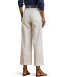 Stretch Chino Wide-Leg Cropped Pants