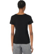 Nikki 1X1 Cotton Short Sleeve V-Neck Tee