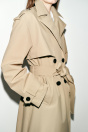 Zara ДЛИННЫЙ ПЛАЩ С ПОЯСОМ 523302011-704-1