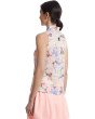 Crackle Print Sleeveless Top