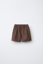 Zara ХОЛЩОВЫЕ ШОРТЫ-БЕРМУДЫ 510869252-700-18