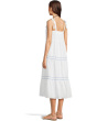 Cotton Clip Sq Neck Tiered Midi