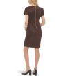 Suede Tulip Sleeve Sheeth