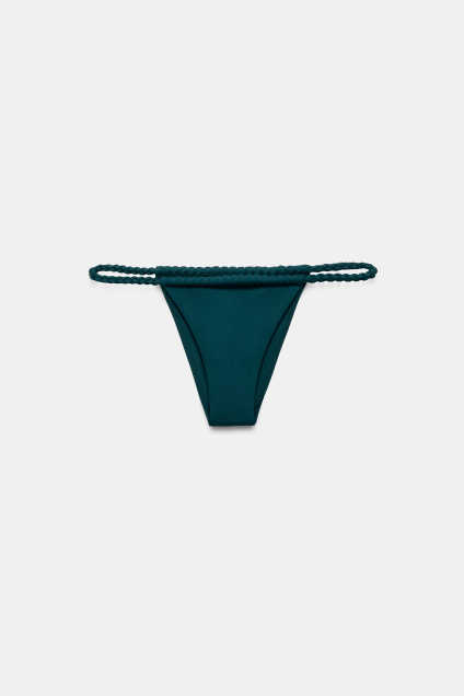Zara Плетеные ТРУСИКИ для бикини 497776402-500-1
