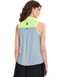 Mirror Zip Mock Sleeveless Color Block