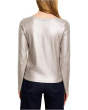 Glazed Rib Boat Neck Tee