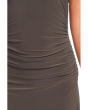 Sleeveless Shirred Waist Gown