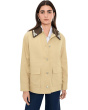 Barn Jacket With Embellished Collar