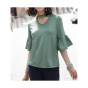 Volantshirt, gr_n-metallic