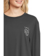Heart Shark Long Sleeve Boyfriend Tee