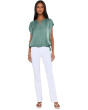Lightweight Satin Shimmer Square Top