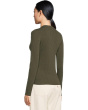Rib Slub Long Sleeve V-Neck