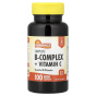 Sundance Vitamins, Полный комплекс витаминов группы B + витамин C, 100 капсул в оболочке