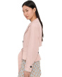Cropped Belted Trench Coat