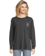 Heart Shark Long Sleeve Boyfriend Tee