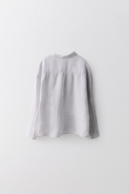 Zara 2-5 ЛЕТ/ РУБАШКА В ПОЛОСКУ ИЗ 100% ЛЬНА - ОГРАНИЧЕННАЯ СЕРИЯ 529514645-104-24