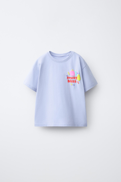 Zara Футболка С ФРУКТОВЫМ ПРИНТОМ 515287385-439-18