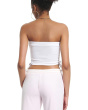 Rib Tube Top With Ties