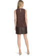 Sleevless Suede Shift
