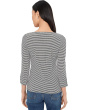 3/4 Sleeve With Buttons Henley Knit Top