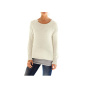 Designer-Pullover, creme