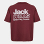 Jack Wills Мужская футболка обычного покроя со смелым рисунком JW