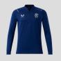 Castore Мужская флисовая куртка Rangers с застежкой на четверть молнии