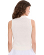 Sleeveless Polo Sweater