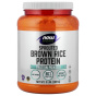 NOW Foods, Sports, протеиновый порошок из проросшего коричневого риса, без добавок, 907 г (2 фунта)