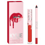 Kylie Jenner Cosmetics Помада Velvet Lip Kit 405 красная бархатно-бархатная жидкая помада 3 мл + подводка для губ 1,1 гр. - 1 шт.