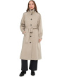 Funnel Neck Maxi Trench
