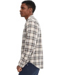 Long Sleeve Curved Yoke Button Up Shirt