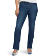 Petite Marilyn Straight Side Slit Jeans