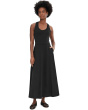 Fit-and-Flare Open Back Maxi Dress