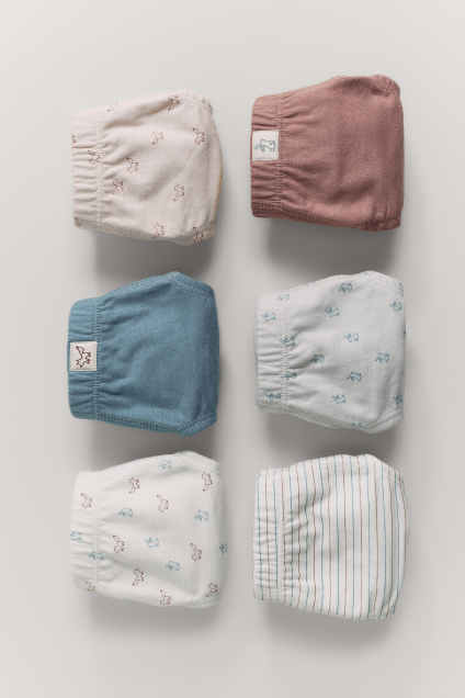 Zara 1 1/2-6 ЛЕТ/ ТРУСЫ В ВИДЕ ЖИВОТНЫХ ИЗ 6 УПАКОВОК 495707842-330-24