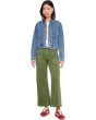 Genevieve Zip Front Jacket With Slant Pockets