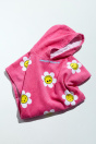 Zara ПОНЧО-БАННОЕ ПОЛОТЕНЦЕ SMILEYWORLD ® розового цвета