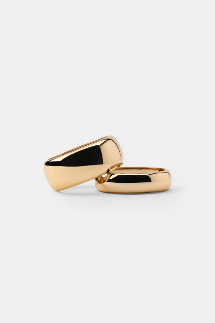 Zara Комплект из 2 металлических браслетов 537530465-303-3