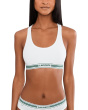 Contrast Band Stretch Cotton Bralette