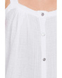 Mavi Button-Front Shirred Cami