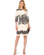 Scroll Lace Short Dress