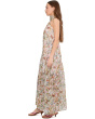 Drop Waist High Collar Sleeveless Maxi