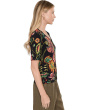 The Janie Favorite Fitted V-Neck Elbow Sleeve Tee