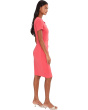 Pleated Bow Midi Dress