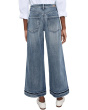Petite Mid-rise Super Stride Wide Leg Jean With Shadow Cuff 28" Inseam
