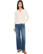 Meg High-Rise Fab Ab Wide Leg Raw Hem-Long Inseam in Rad