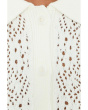 Beckham Crochet Polo Sweater