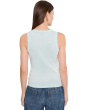 Ribbed Slub Scoop Neck Tank