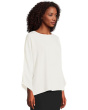 Dolman Sleeve Round Neck Blouse